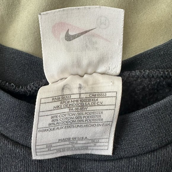 (SOLD) Nike Black Swoosh Crewneck - Picture 5 of 6
